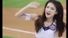 Meal of belle of cheering squad of professional le