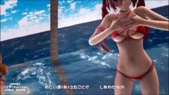 [MMD] loves _ of caption of Japanese of ン of ョ o