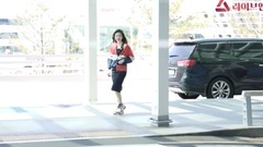 Airport of RedVelvet Joy Ren Chuan leaves the coun