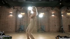 Figure of round belle of dance of Russia report buttock simply video of dancing of too inviting _