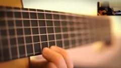 Classical guitar solo " Hungarian dance music the