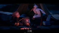 Animation film " is: passed outside funny bird? T