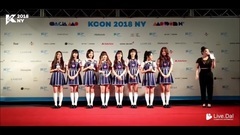 Media of red carpet of 180624 Fromis_9 - Kcon In N