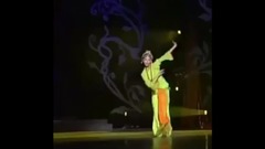 Dancing woman spends _ galaxy, dancing video