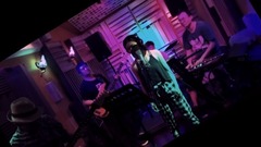 Short of music of blue cheongsam _