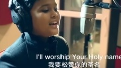 Sounds of nature of little boy of India of 10 thou