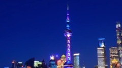 Night scene of the beach outside Shanghai - accomp