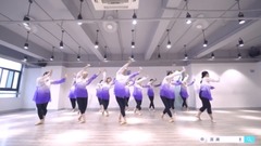 Body charm reveals classical dancing of blue sky o