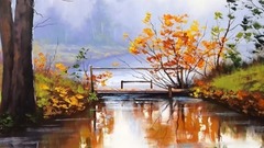 Galaxy of _ of glamour canvas scenery, scenery, mu