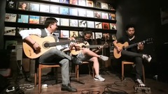 Elegant horse breaths out an autograph to make an