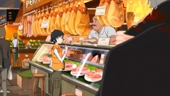 Old person and sea _ are moved free exclusive