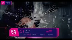 TOP10 2018 of V a list of names posted up the 48th period a list of names posted up of V of Yue of s