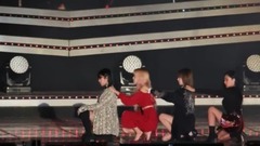 Heat up dance, female group, the meal is patted, s