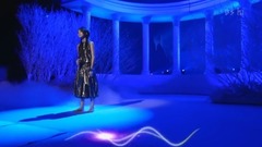 The island in _ of snow の Qu is beautiful fine