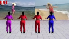 A fire in in the winter - video of dancing of _ of