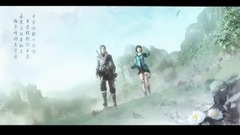 Celestial being sword group the sound _ Qin Lan that resembles mixing Jian Xue to fall, musical shor