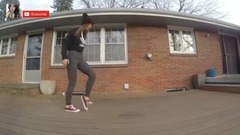 Short of Just Dance_ music, dancing video