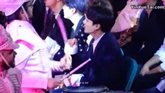 Below the stage advocate the reaction BBMAs2019 me