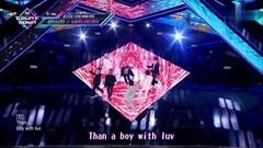 Boy With Luv - Mnet M! Mood of 19/04/25 of caption