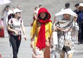 Ancient city Xi'an greets 39 Celsius highest luke